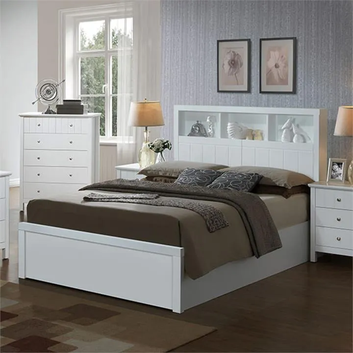 Olsen Wooden Bed, King by Glano - Style Sourcebook