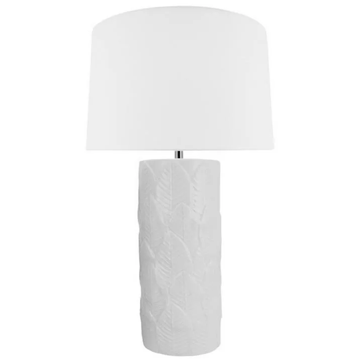 Tovid Ceramic Base Table Lamp, White by NF Living Style Sourcebook
