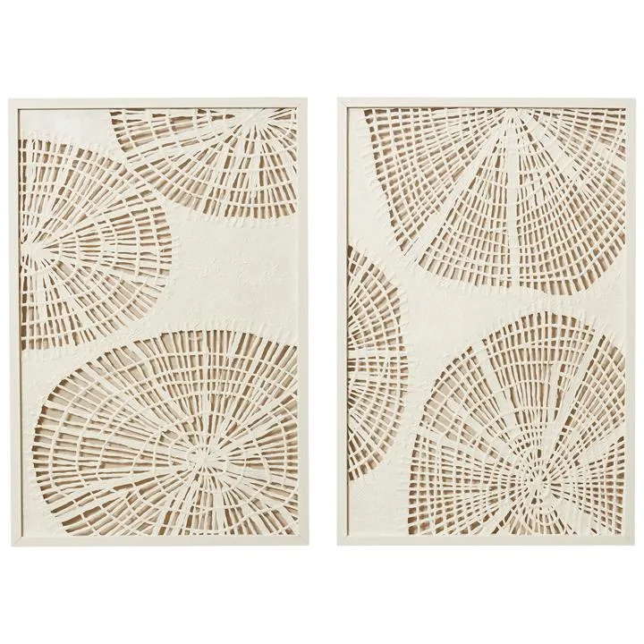 "Haruto" 2 Piece Framed Rice Paper Wall Art Set, 90cm by Elme Living