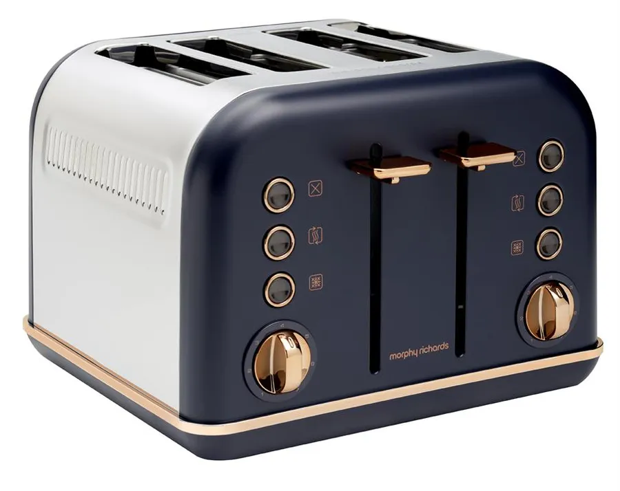 Morphy Richards 4 Slice Toaster Midnight Blue 242041 CLEARANCE by