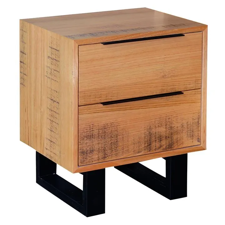 Southport Tasmanian Oak Timber Bedside Table by MATF Furniture Style Sourcebook