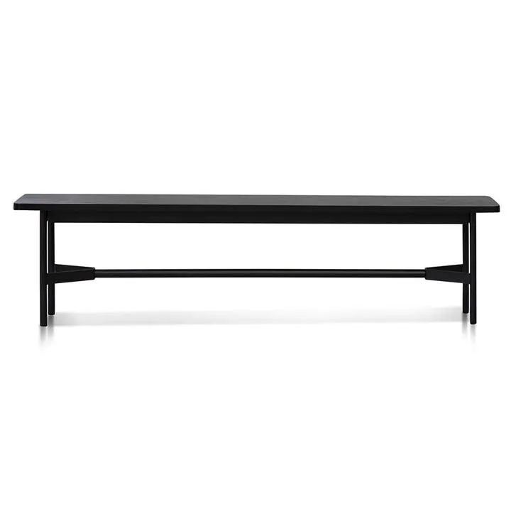 Alsike Wooden Dining Bench, 180cm, Black / Black by Conception Living