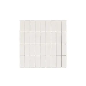 Akita Handmade Look Rectangle Mosaic Tile - Pearl by ABI Interiors Pty Ltd, a Tiles & Pavers for sale on Style Sourcebook