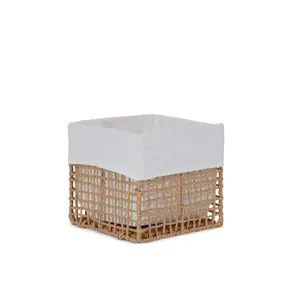 Rattan Look Cube Basket - Natural - Mocka by Mocka., a Baskets & Boxes for sale on Style Sourcebook