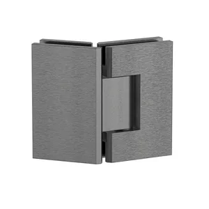 Stealth Glass to Glass 135 Degree Hinge Brushed Gun Metal by Estelle, a Bathroom Fixtures for sale on Style Sourcebook