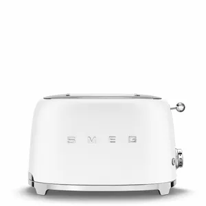 Smeg Retro 50's Style 2 Slice Toaster Matte White TSF01WHMAU by Smeg, a Small Kitchen Appliances for sale on Style Sourcebook